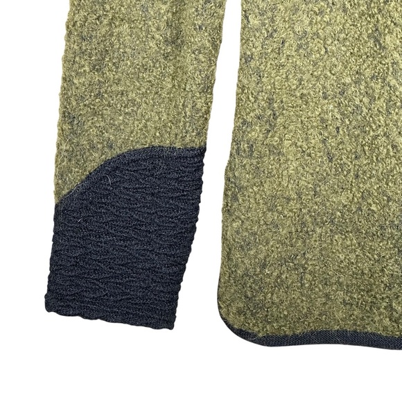 SIMPLY NATURAL DESIGNS Alina Baby Alpaca Embroidered Floral Boucle Knit Cardigan - Picture 11 of 15